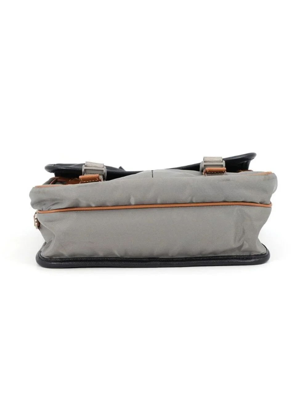 Prada Shoulder Bag Saffiano Leather Nylon Black